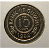 Image 1 : Guyana - 10 Cents - Uncirculated