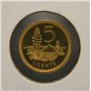 Image 1 : Lesotho - 5 Lisente - Uncirculated