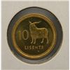 Image 1 : Lesotho - 10 Lisente - Uncirculated