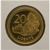 Image 1 : Lesotho - 20 Lisente - Uncirculated