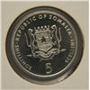 Image 2 : Somalia - 5 Shillings - Uncirculated
