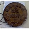 Image 1 : Canada - 1 Cent - 1924 - ICCS - AU-50