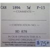 Image 3 : Canada - 5 Cents - 1894 - ICCS - F-15