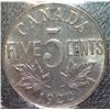 Image 1 : Canada - 5 Cents - 1922 - Scratch - ICCS - AU-55