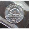 Canada - 5 Cents - 1952 - ICCS - MS-64