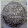 Image 1 : Canada - 10 Cents - 1894 - Obv #6 - ICCS - VG-10