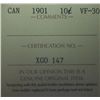 Image 3 : Canada - 10 Cents - 1901 - ICCS - VF-30