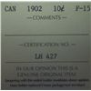 Image 3 : Canada - 10 Cents - 1902 - ICCS - F-15