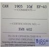 Image 3 : Canada - 10 Cents - 1905 - ICCS - EF-40