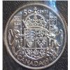 Image 1 : Canada - 50 Cents - 1947 - Maple Leaf - ICCS - MS-63