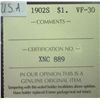 Image 3 : USA - $1.00 - 1902-S - ICCS - VF-30