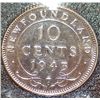 Image 1 : Newfoundland - 10 Cents - 1943C - ICCS - EF-45