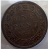 Image 1 : Canada - 1 Cent - 1891 - LL LD; Obv #2; Brown - ICCS - MS-60