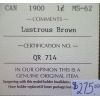 Image 3 : Canada - 1 Cent - 1900 - Lustrous Brown - ICCS - MS-62