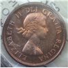 Image 2 : Canada - 1 Cent - 1959 - Red; Heavy Cameo - ICCS - PL-66