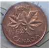 Image 1 : Canada - 1 Cent - 1962 - Red - ICCS - MS-65