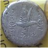 Image 2 : Mark Anthony - 44-30 B.C. - Legionary Denarius - Eagle Between Standards