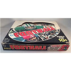 1970 Topps Football Empty Box with 4 wrappers
