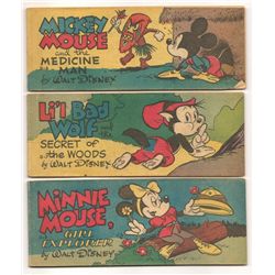 1951 Walt Disney Wheaties Cereal Premiums Comics Lot of 3