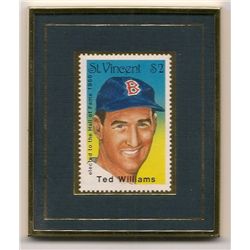 1991 Hanford Heirlooms Ted Williams Commemorative Gold Stamp