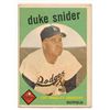 Image 1 : 1959 Topps Duke Snider