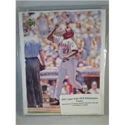 2007 Upper Deck MLB Masterpiece Promo Vladimir Guerrero Canvas Picture