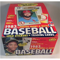 1983 Fleer Baseball Empty Box