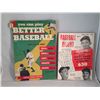 Image 1 : 1956 Dell Play Better Baseball and April 1957 Baseball Digest