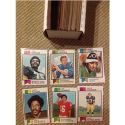 Lot of (88) 1973 Topps Football Cards