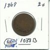 Image 1 : 1869 Two Cent Piece