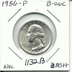 1956 Silver Washington Quarter BU