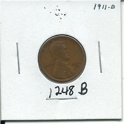 1911 -D Lincoln Wheat Cent