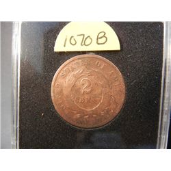 1865 - Two Cent Piece