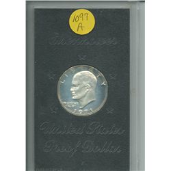 1971 -S Eisenhower Proof Dollar
