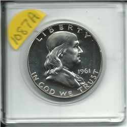 1961 Proof Franklin Half Dollar