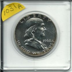 1962 Proof Franklin Half Dollar