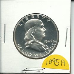 1963 Proof Franklin Half Dollar