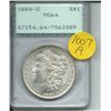 Image 1 : 1884-O Morgan Dollar MS-64 Graded by PCGS