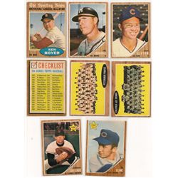 1962 Topps Lot of 8 - Boyer, Checklist, Pirates Team Card
