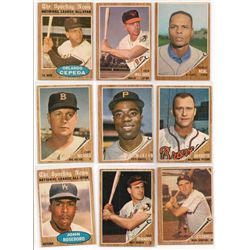 1962 Topps Lot of 9 - Orlando Cepeda