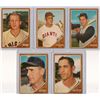 Image 1 : 1962 Topps Lot of 5 High Numbers - Glen Hobbie