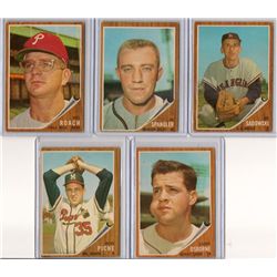 1962 Topps Lot of 5 High Numbers - Mel Roach