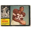 Image 1 : 1962 Topps Jim Brown #28