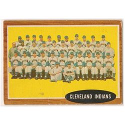 1962 Topps Cleveland Indians Team Card High Number #537