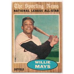 1962 Topps Willie Mays All Star #395