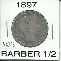 1897 Barber Half Dollar