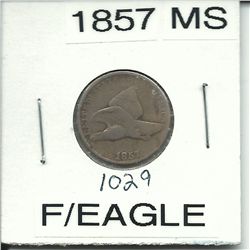 1857 Flying Eagle Cent MS