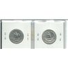 Image 2 : Two Silver Washington Quarters 1942-D & 1960-D
