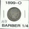 Image 1 : 1899 - O Barber Quarter