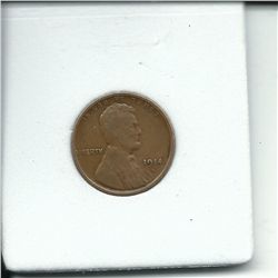1914-D Lincoln Wheat Cent F/VF Big Key Date!